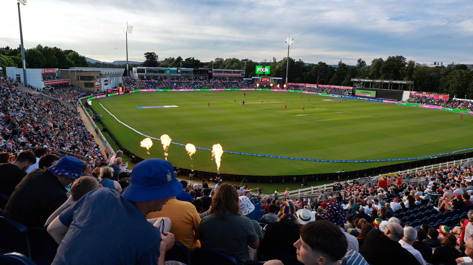 Sophia Gardens, Cardiff, during a cricket match